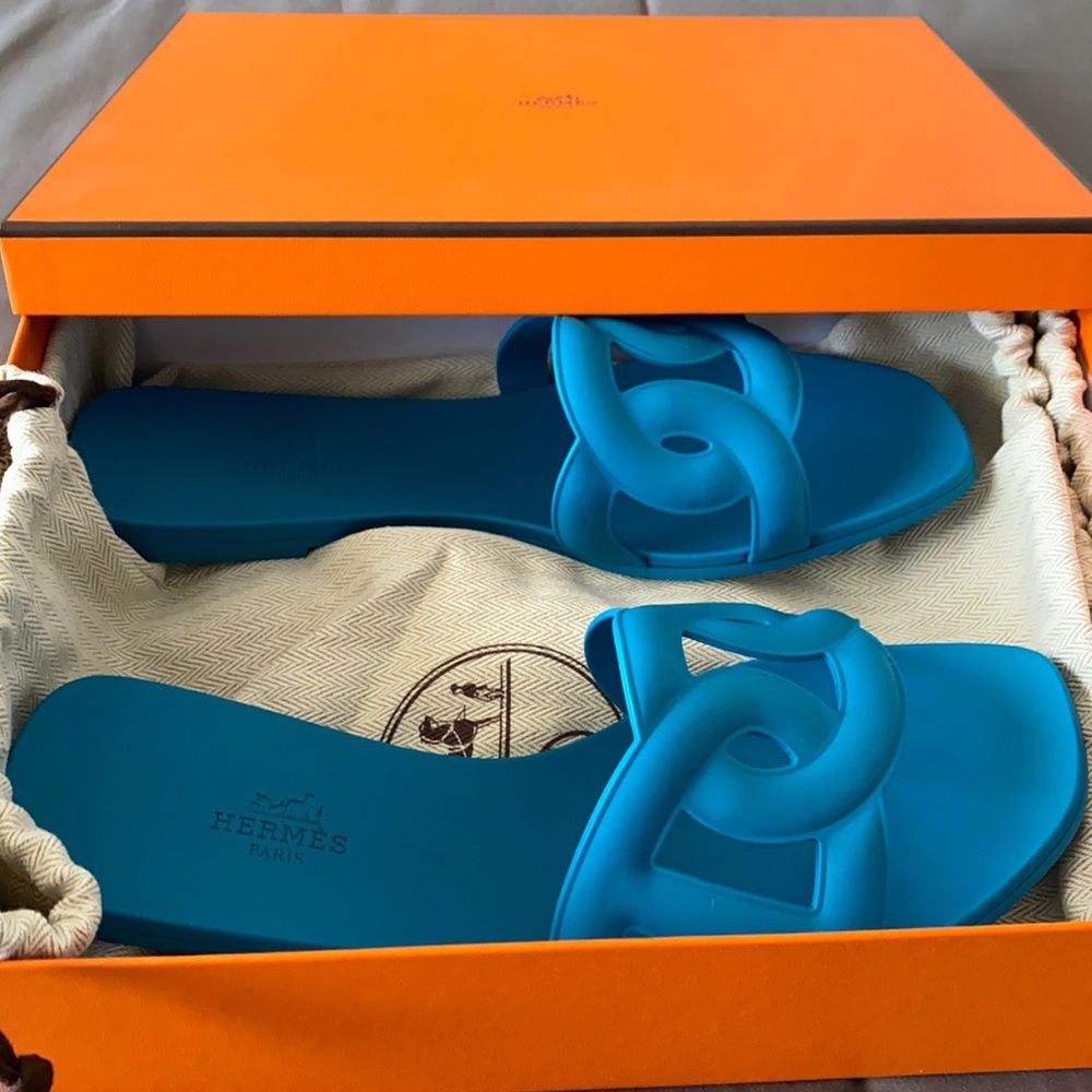 Hermes Aloha Rubber Sandals